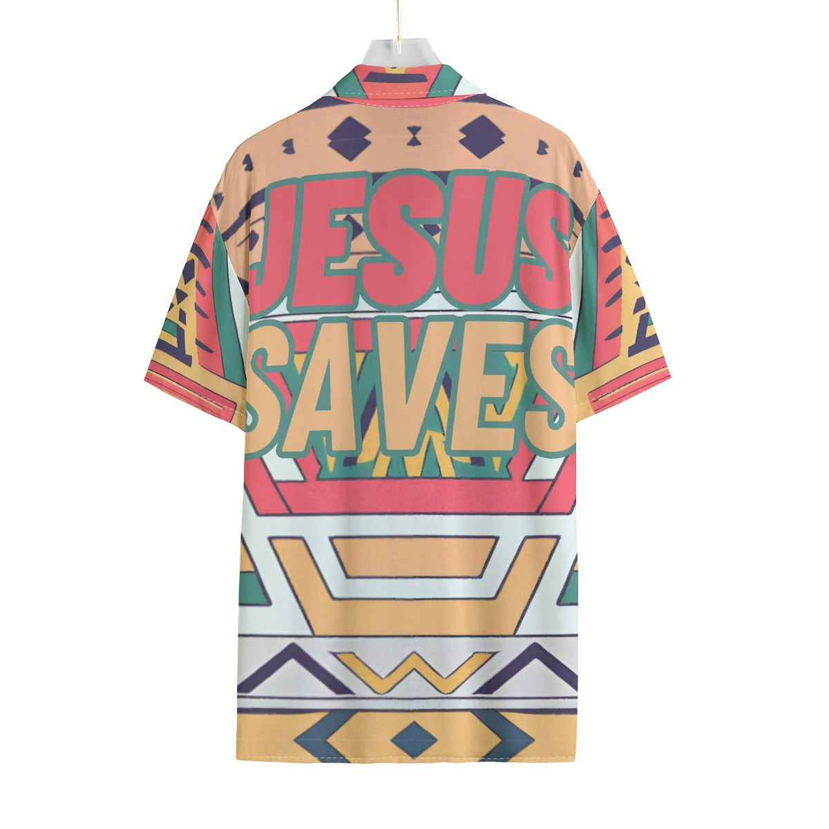 Jesus Saves Rayon Shirt With Pocket
