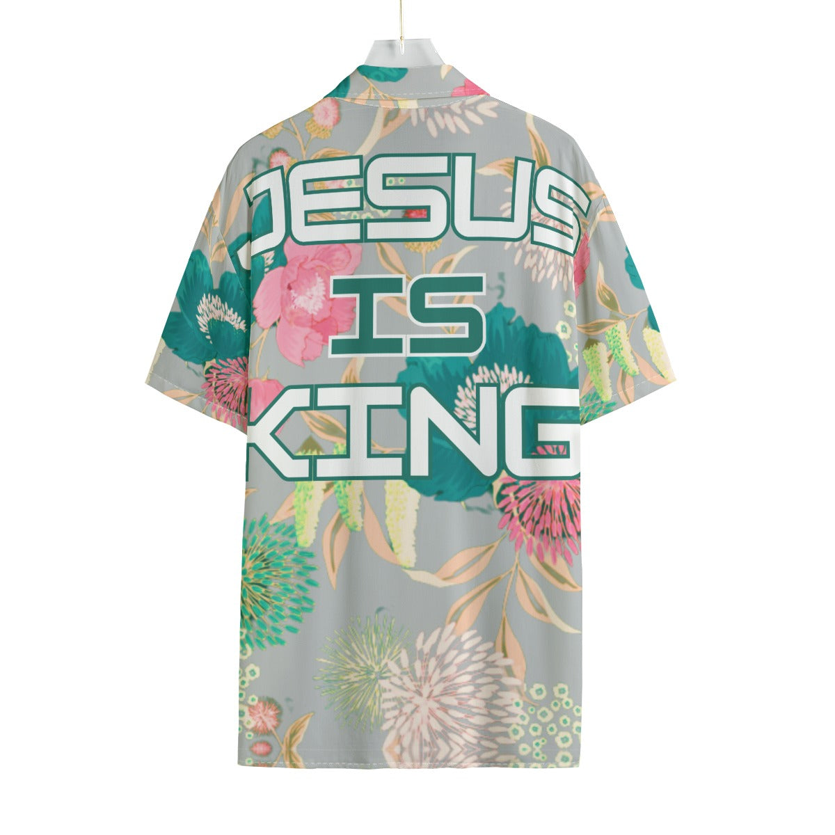 Jesus is King Rayon Shirt With Pocket