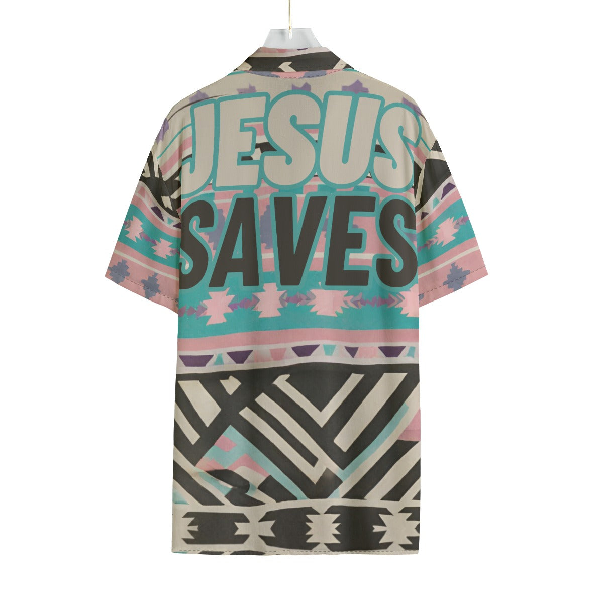 Jesus Saves Rayon Shirt With Pocket
