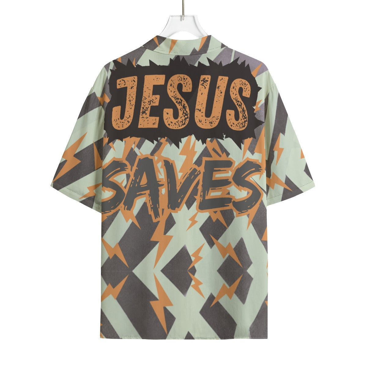 Jesus Saves Hawaiian Rayon Shirt