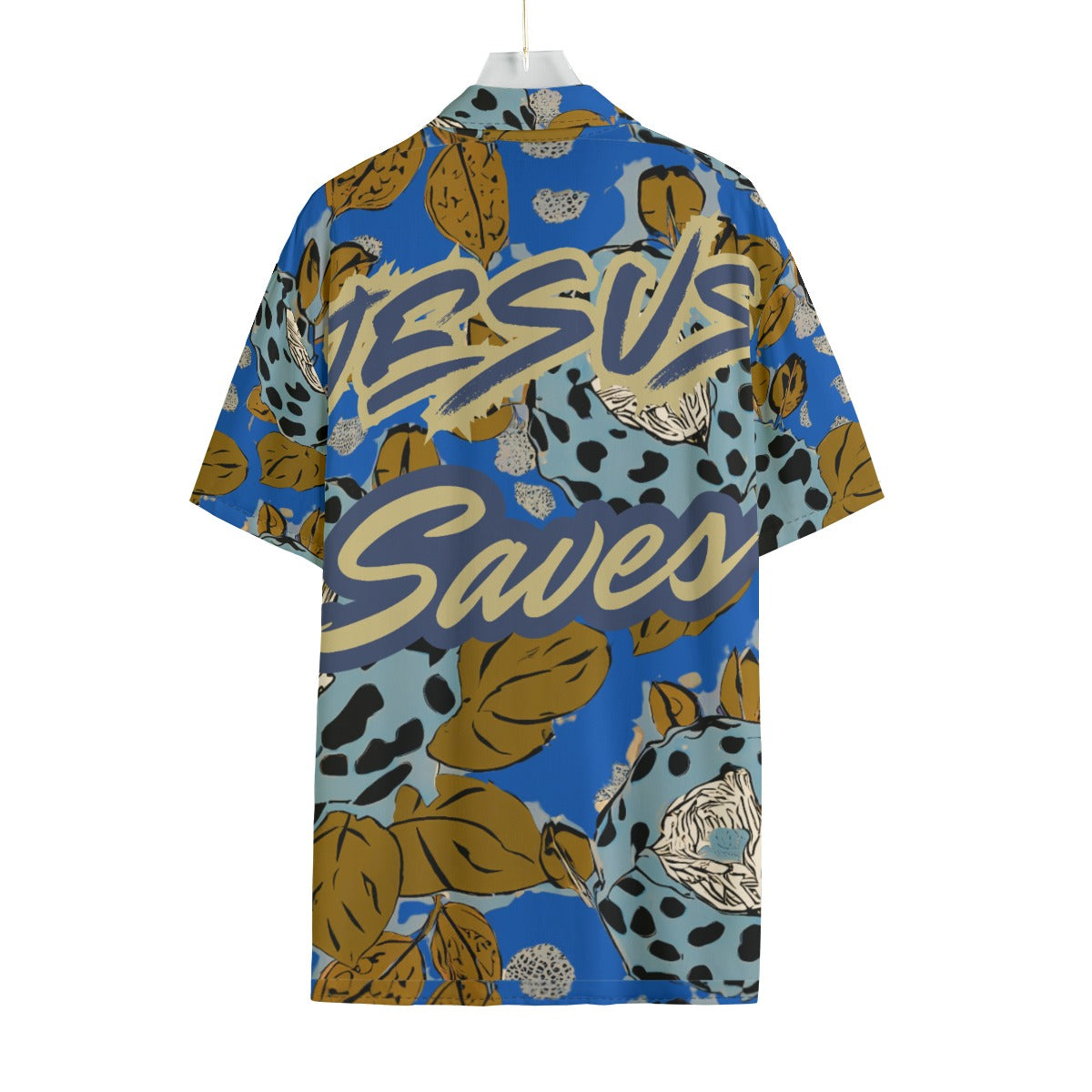 Jesus Saves Rayon Shirt With Pocket