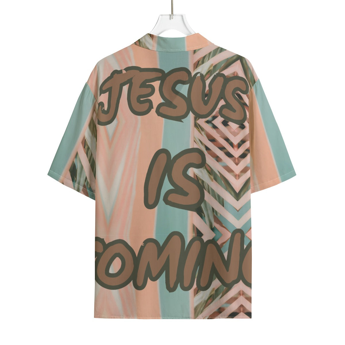 Jesus is Coming Hawaiian Rayon Shirt