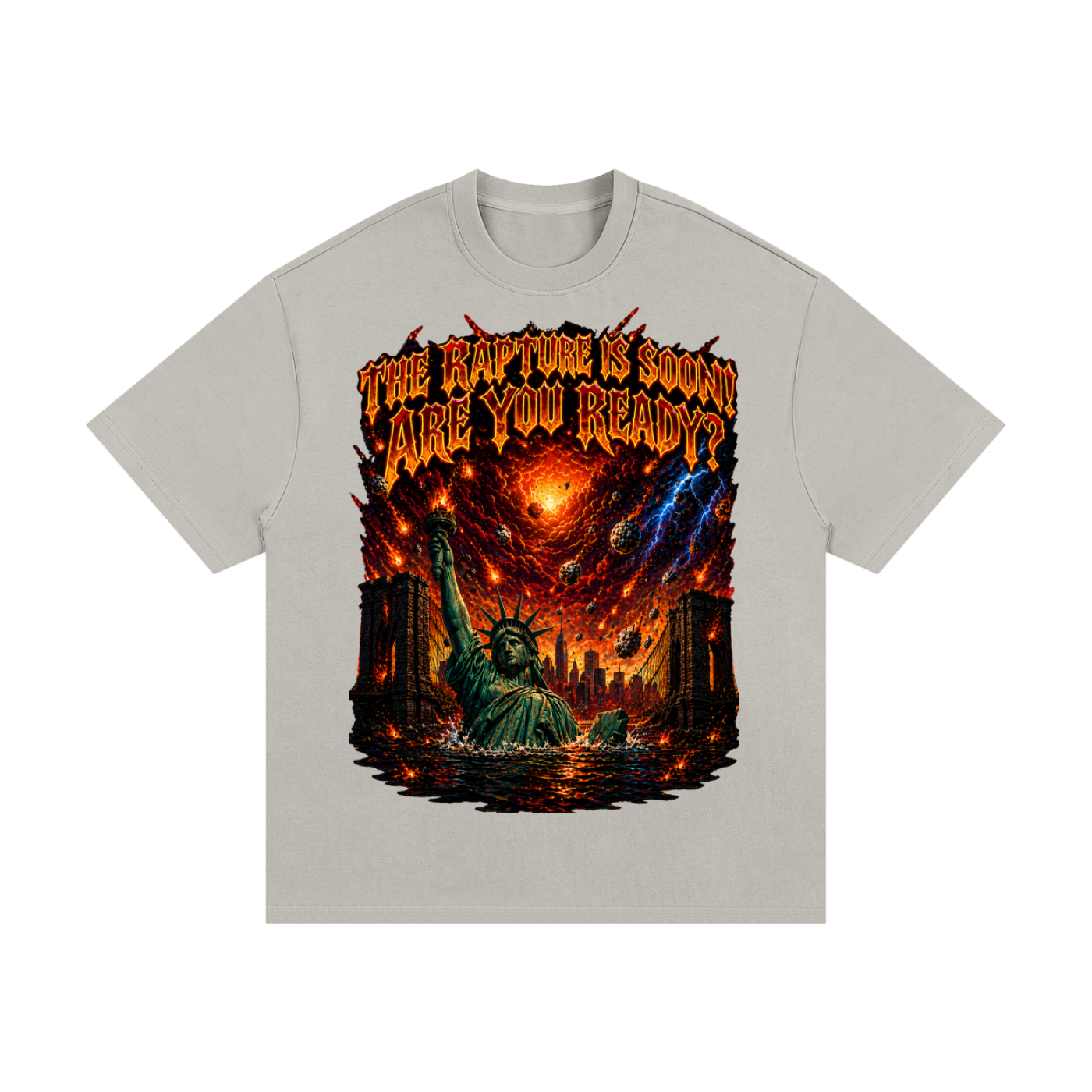 The Rapture is Soon, Are you ready? Essential Heavyweight Cotton T-Shirt