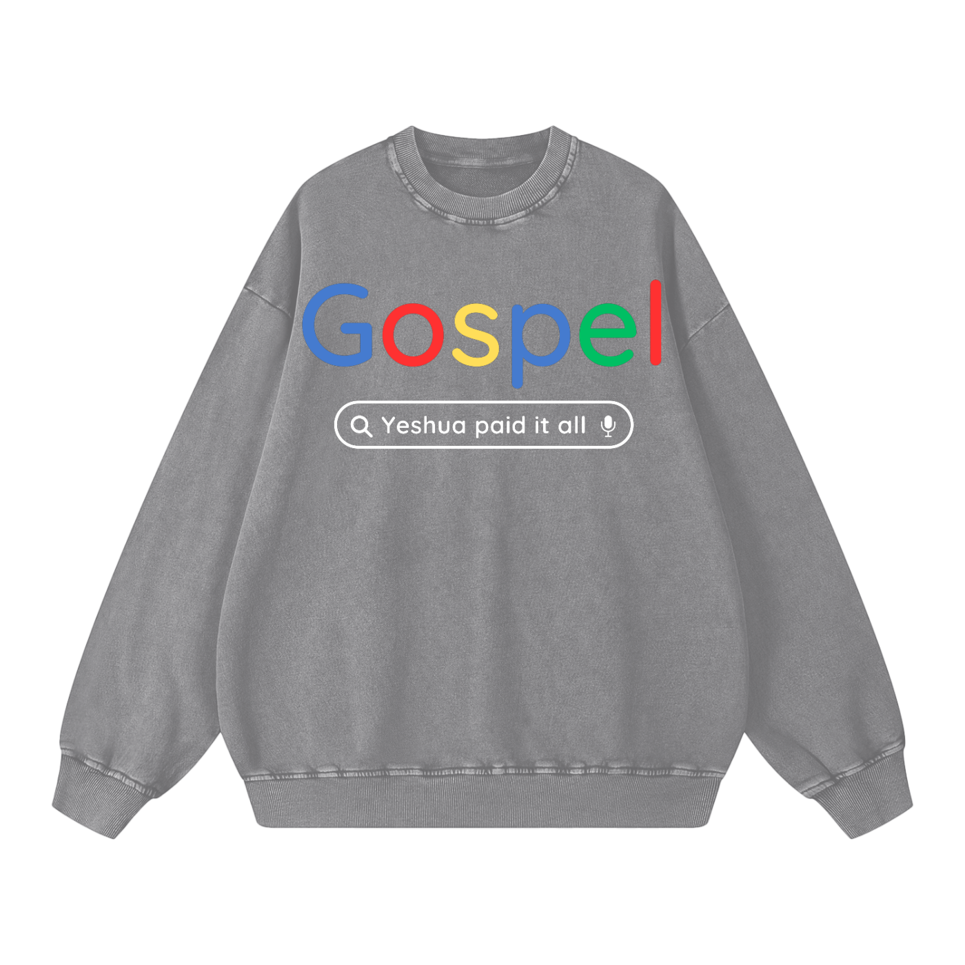 Gospel Snow Washed Oversized Sweatshirt