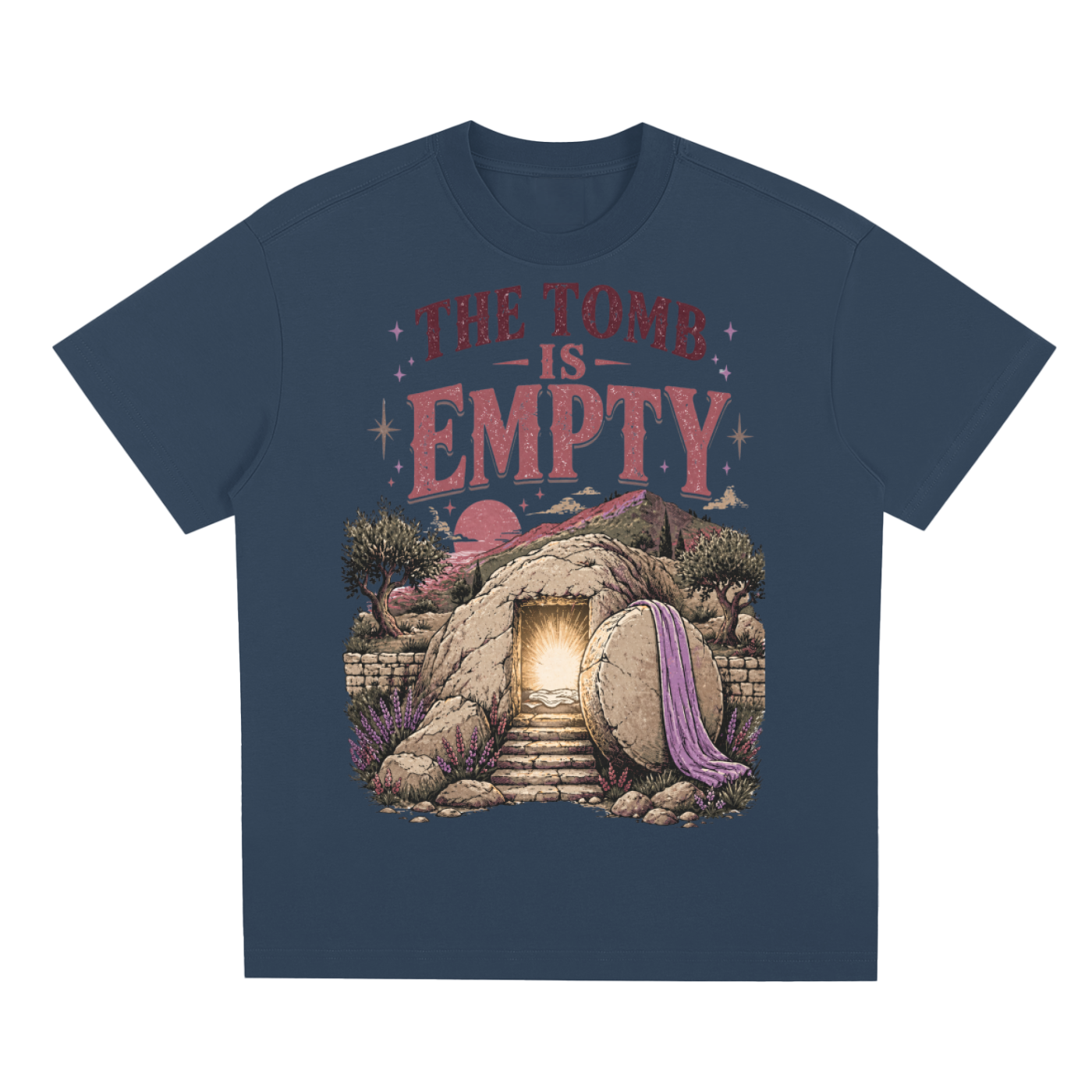 The Tomb is Empty Sorona Quick-Dry Cooling T-Shirt