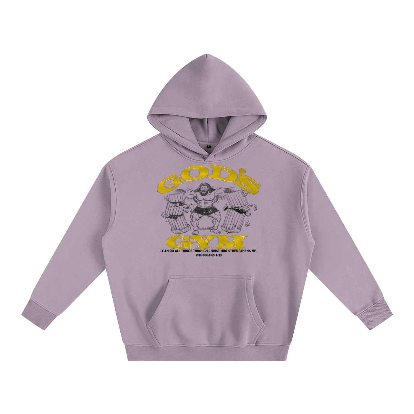 God's Gym Oversize Fleeced Hoodie