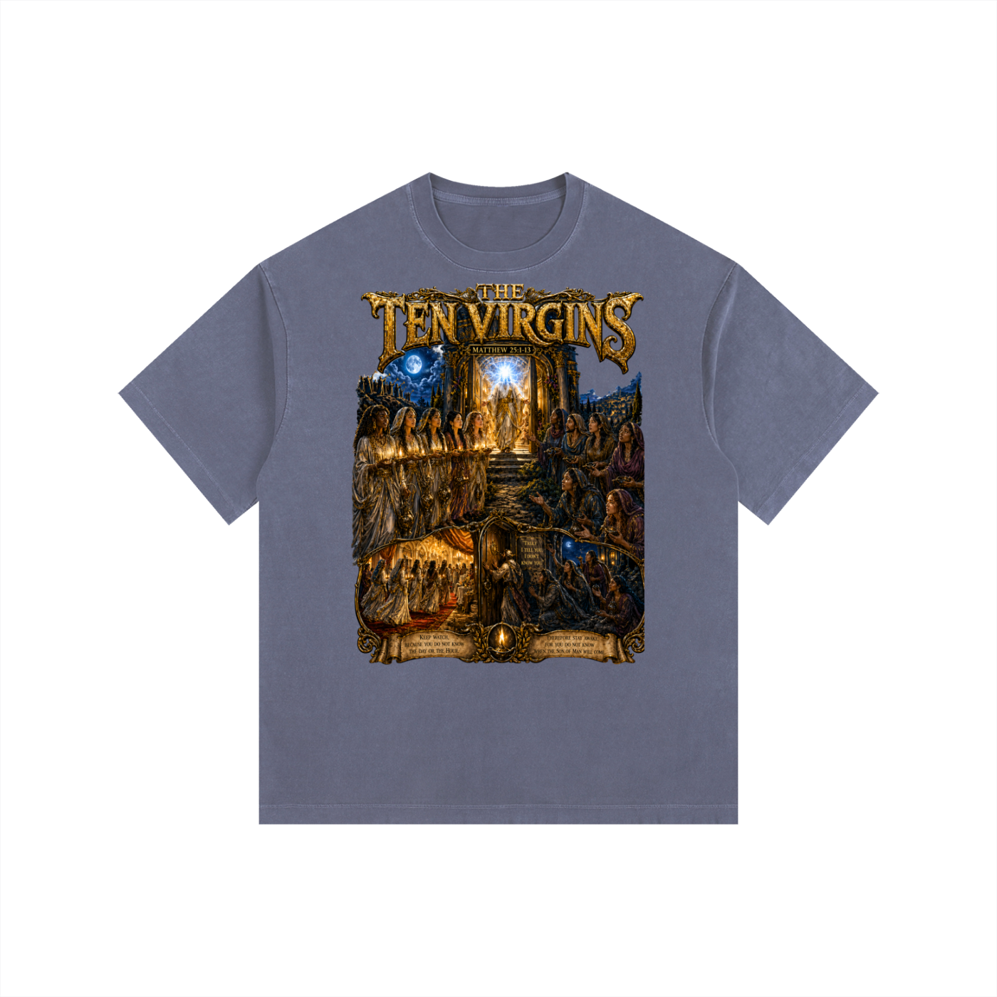 The 10 Virgins Vintage Washed Oversized Cotton T-Shirt