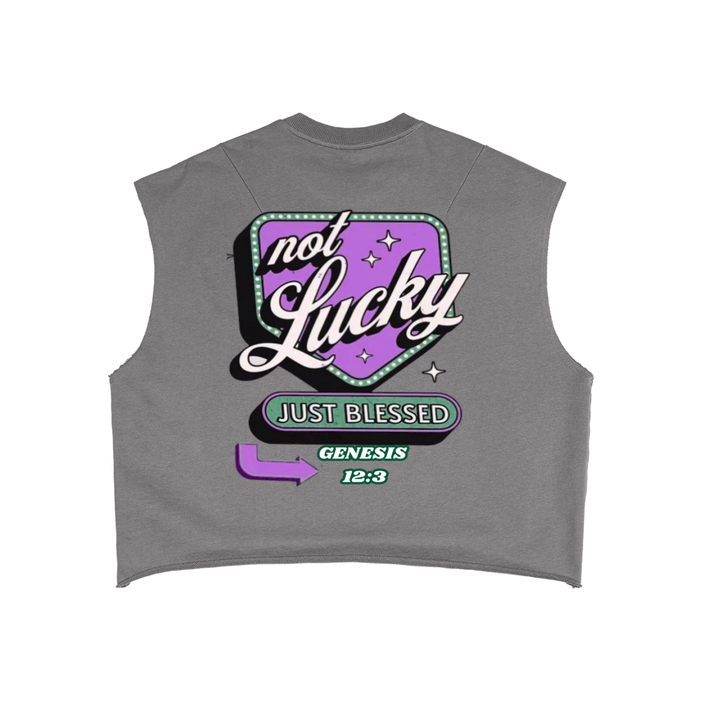 Death Lost French Terry Boxy Tank Top