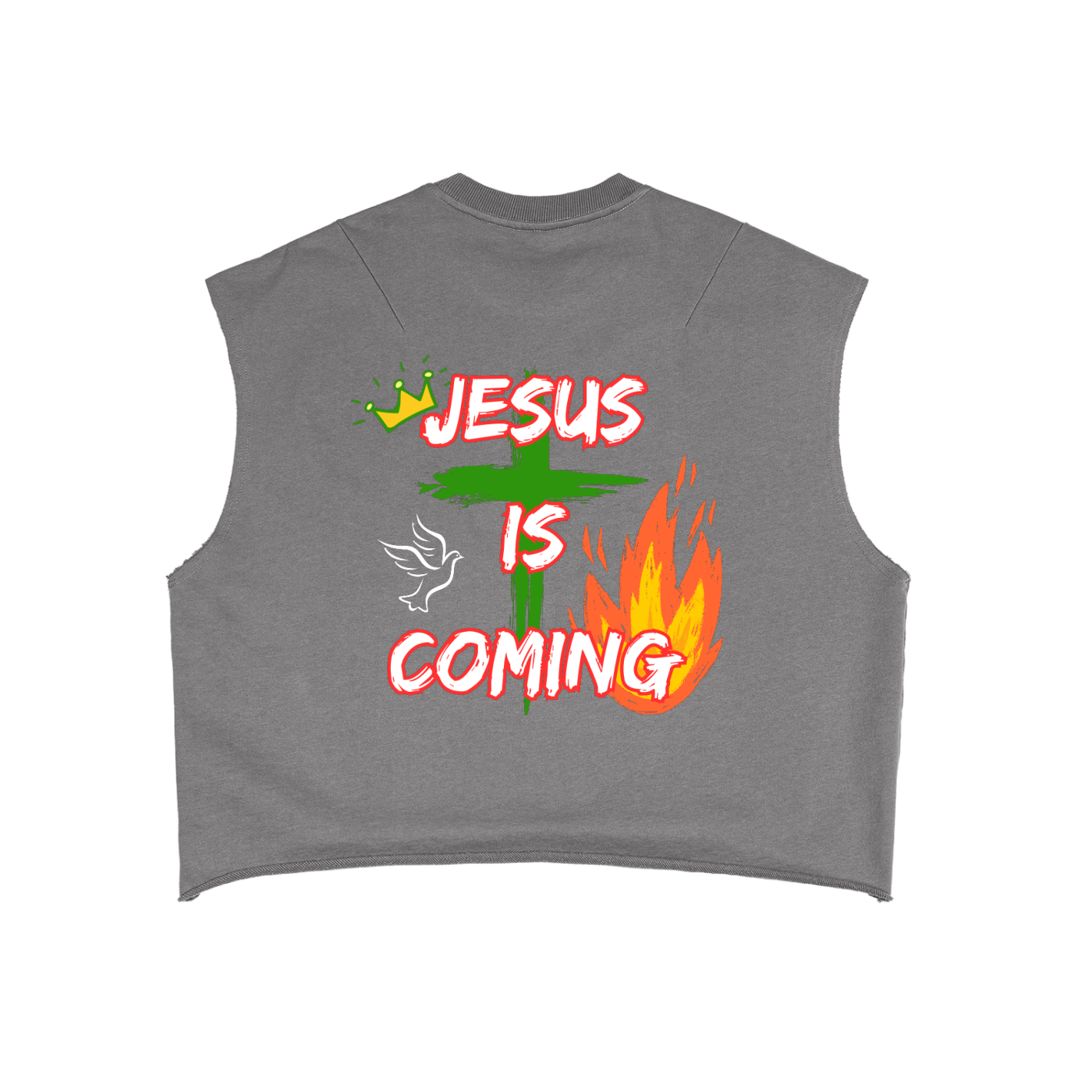 "Praise and Glory" French Terry Boxy Tank Top