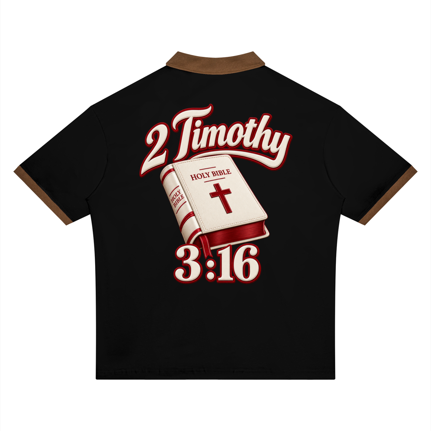 BIBLE Unisex Color Block Polo Shirt