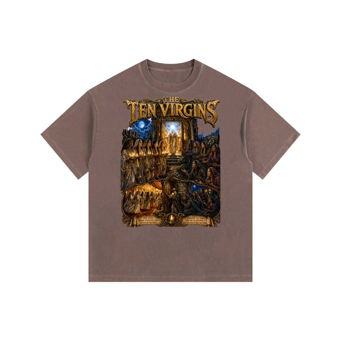 The 10 Virgins Vintage Washed Oversized Cotton T-Shirt