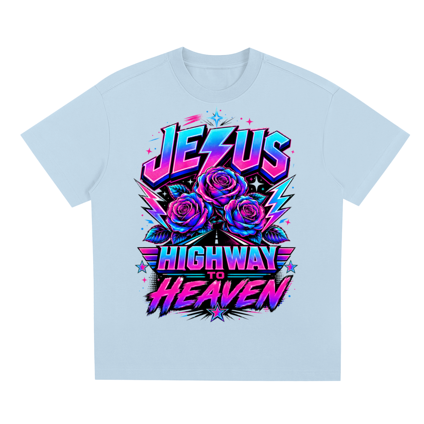 Jesus Highway to Heaven/Preach Sorona Quick-Dry Cooling T-Shirt
