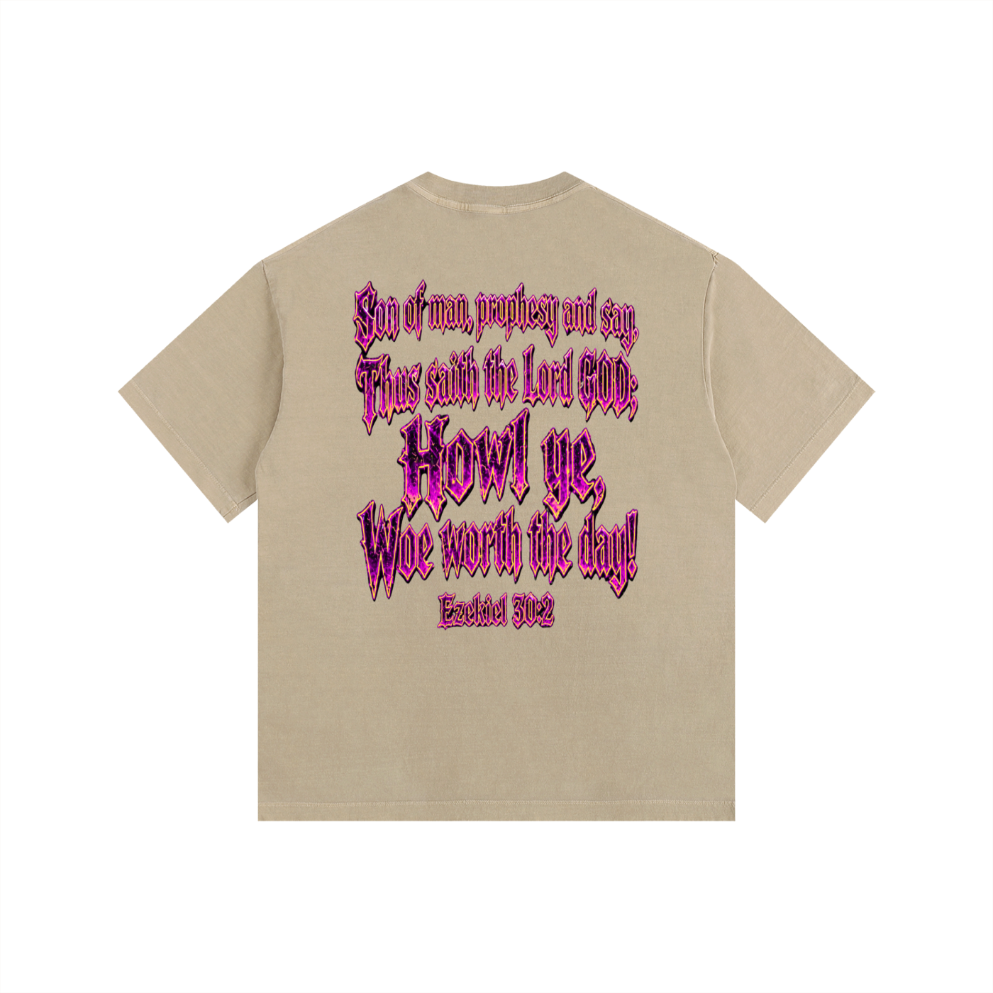 The 5th Trumpet Vintage Washed Oversized Cotton T-Shirt