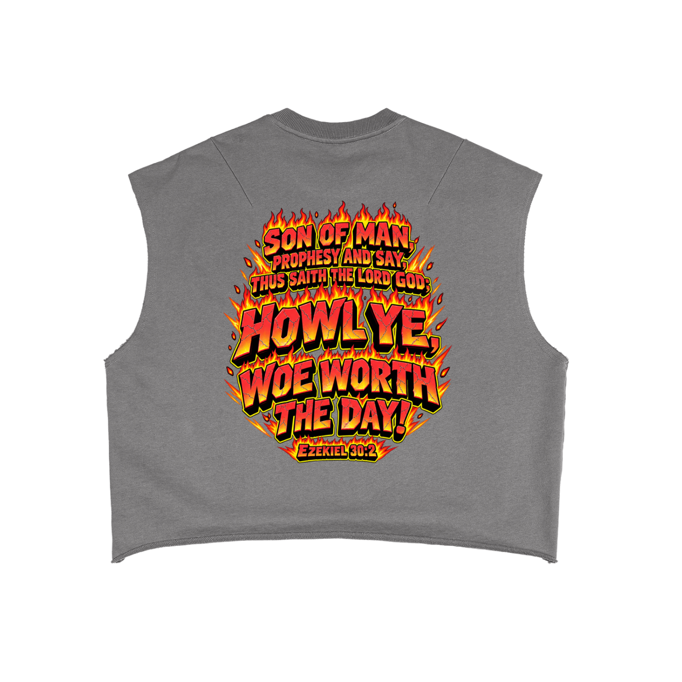 Ezekiel 30:2 French Terry Boxy Tank Top