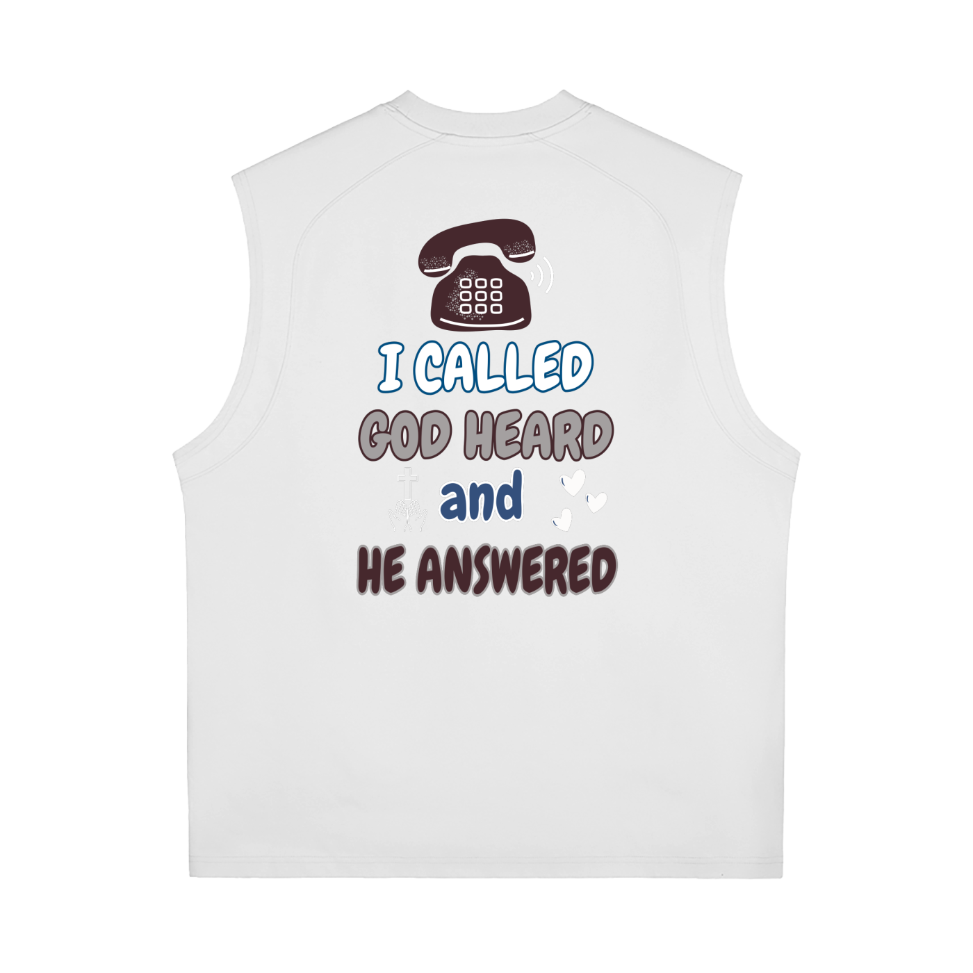 "Never stop Praying" Sorona Quick-Dry Cooling Tank Top