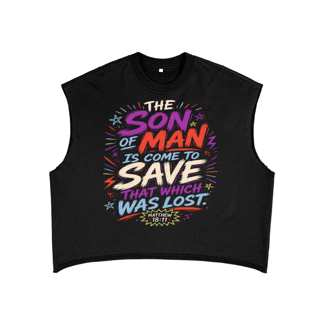 The Son of Man French Terry Boxy Tank Top