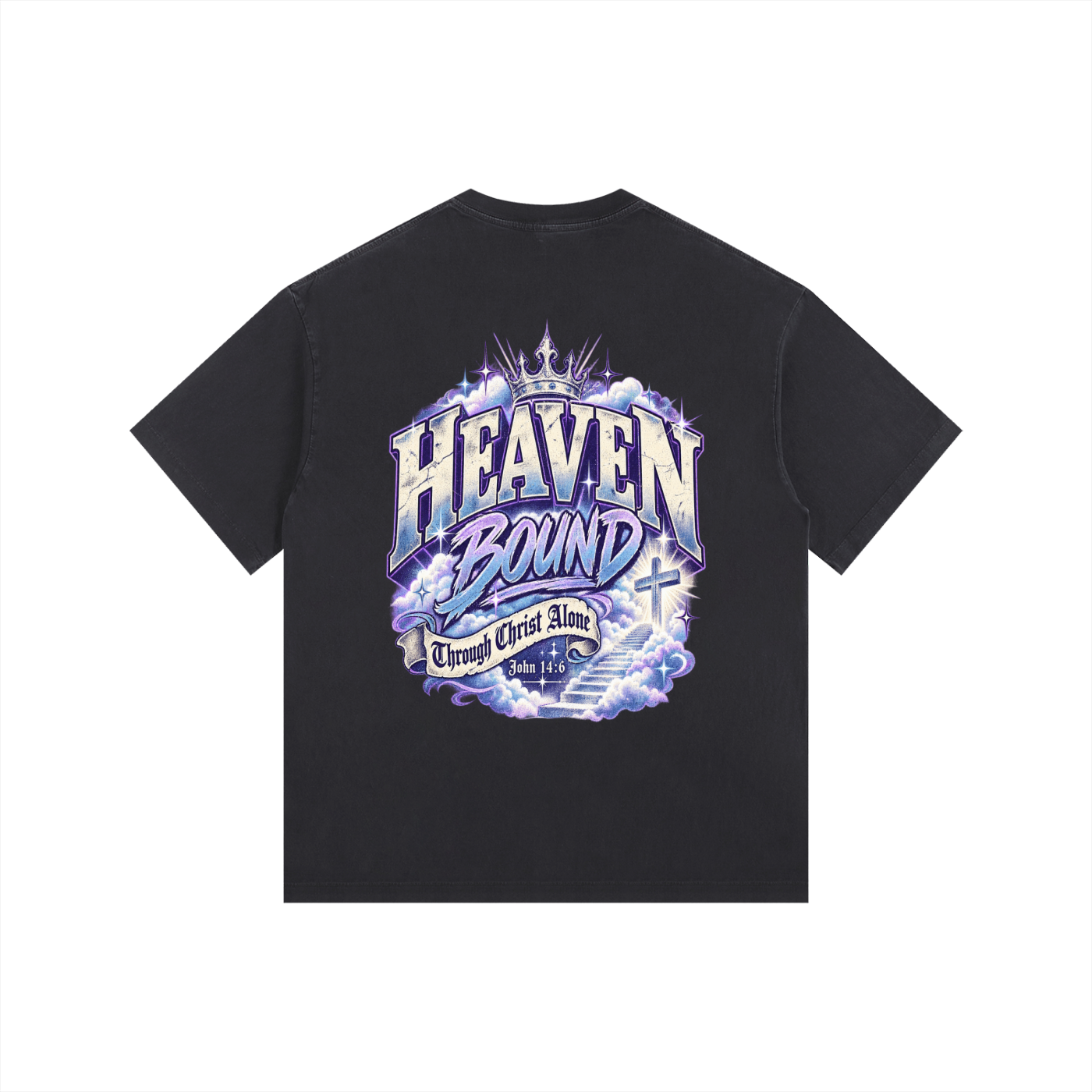 New Creation Vintage Washed Oversized Cotton T-Shirt