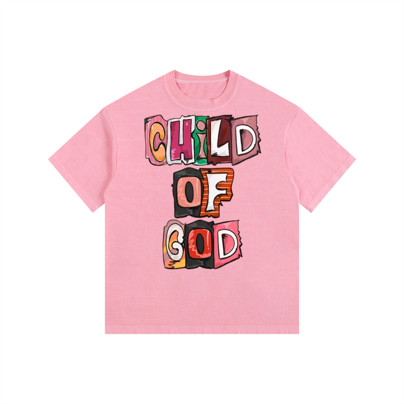 Child of God Vintage Washed Oversized Cotton T-Shirt