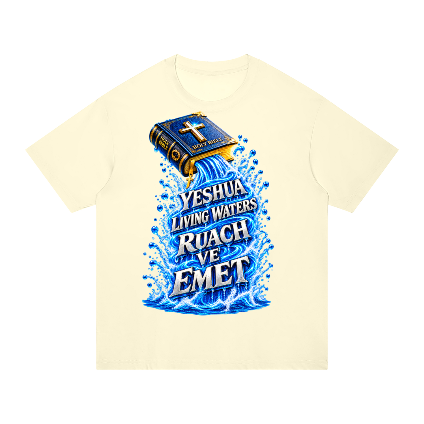 Yeshua, Ruach, Emet Unisex Regular Fit Cotton T-Shirt