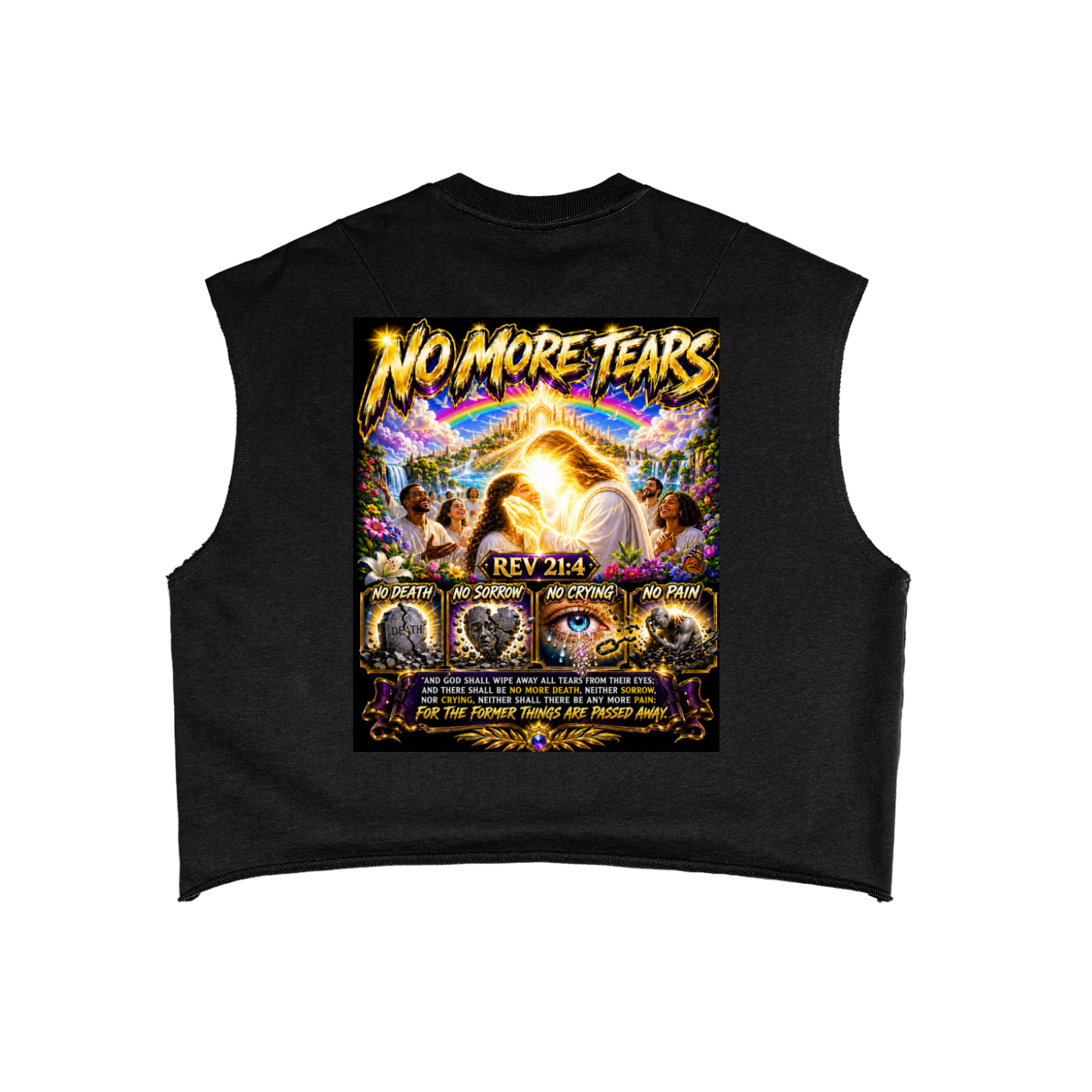 The New Jerusalem French Terry Boxy Tank Top