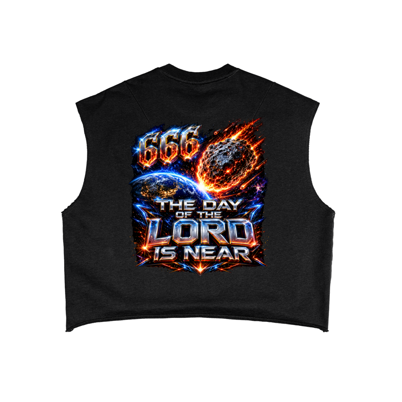 The King is Coming French Terry Boxy Tank Top