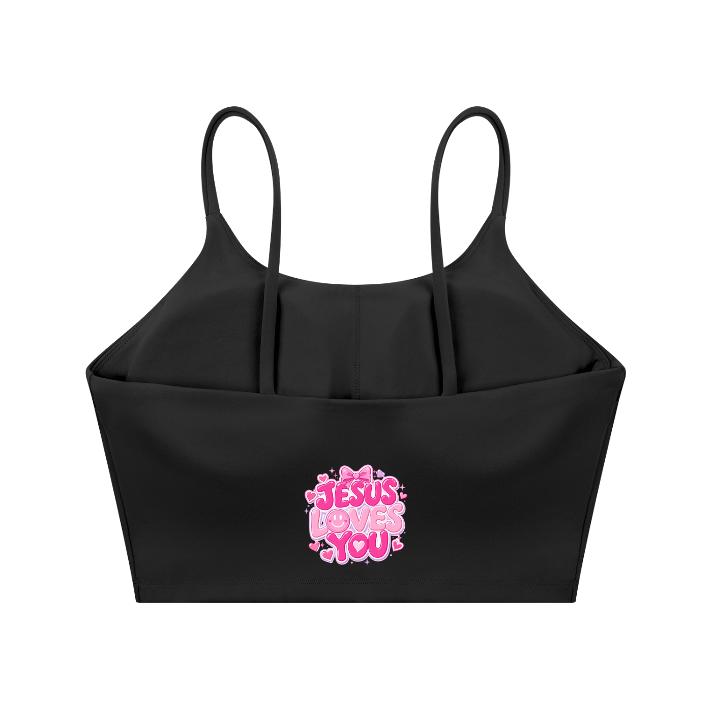 Thank you Spaghetti Strap Yoga Sports Bra