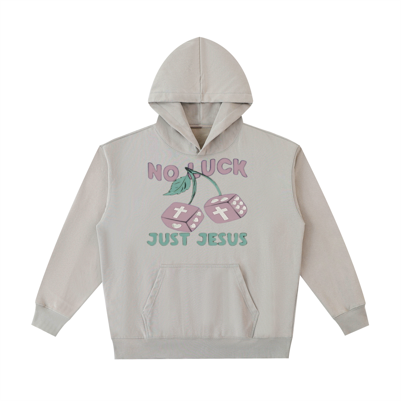 Just Jesus Vintage Washed Heavyweight Hoodie