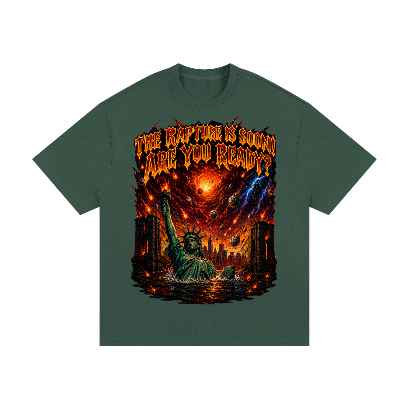 The Rapture is Soon, Are you ready? Essential Heavyweight Cotton T-Shirt