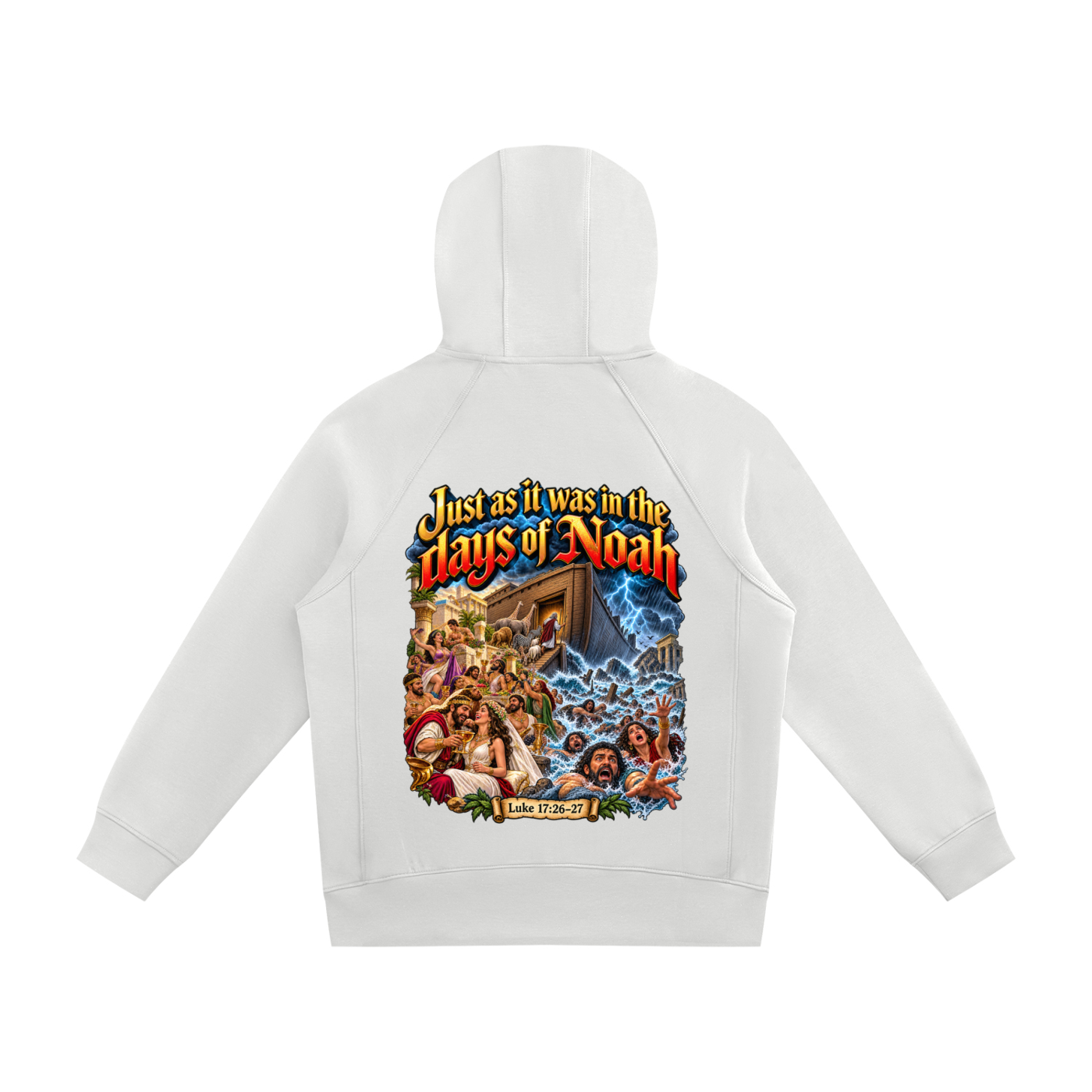 Escape/Days of Noah Unisex Raglan Full Zip Hoodie