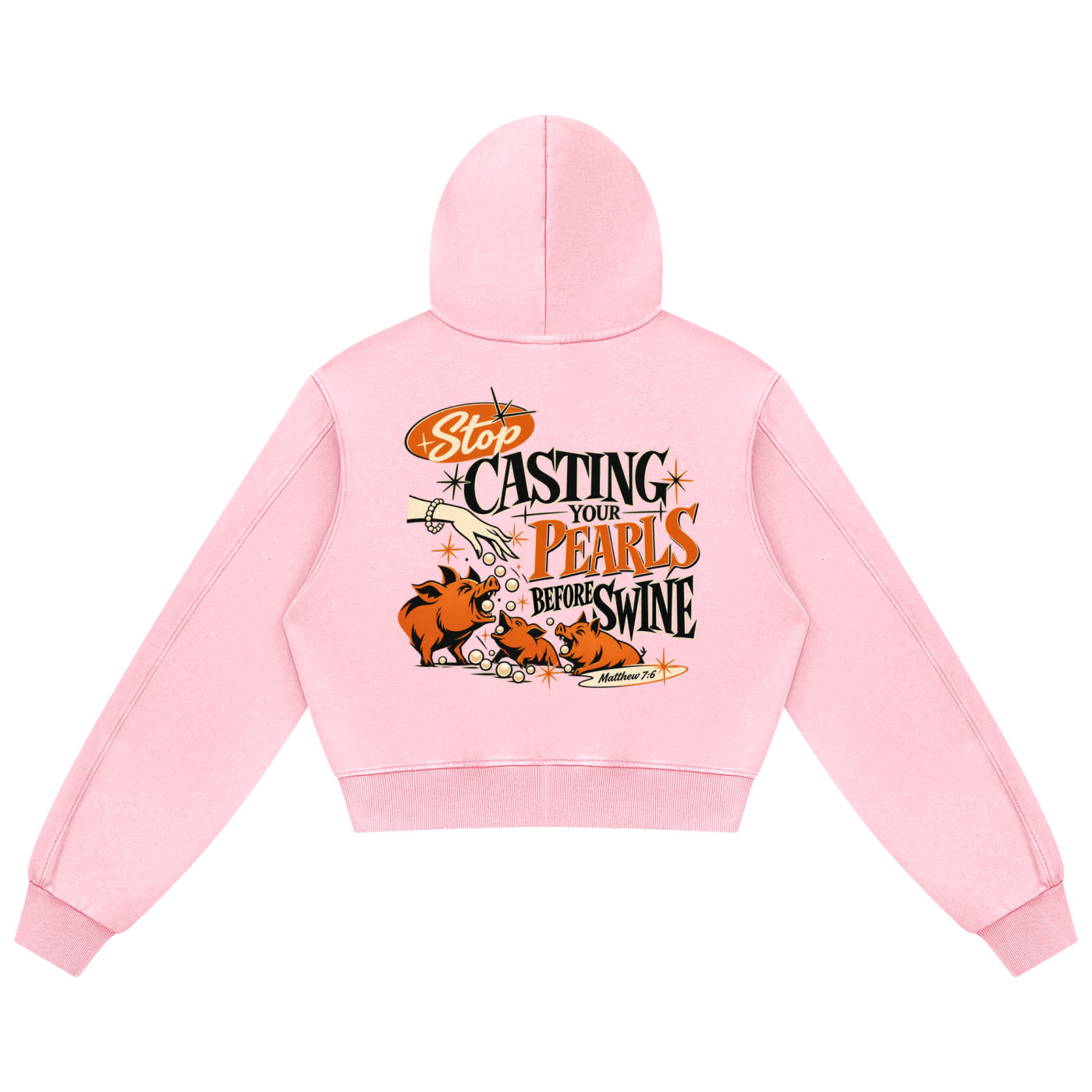 Pearl's of Wisdom Women's Mineral Wash Full Zip Hoodie