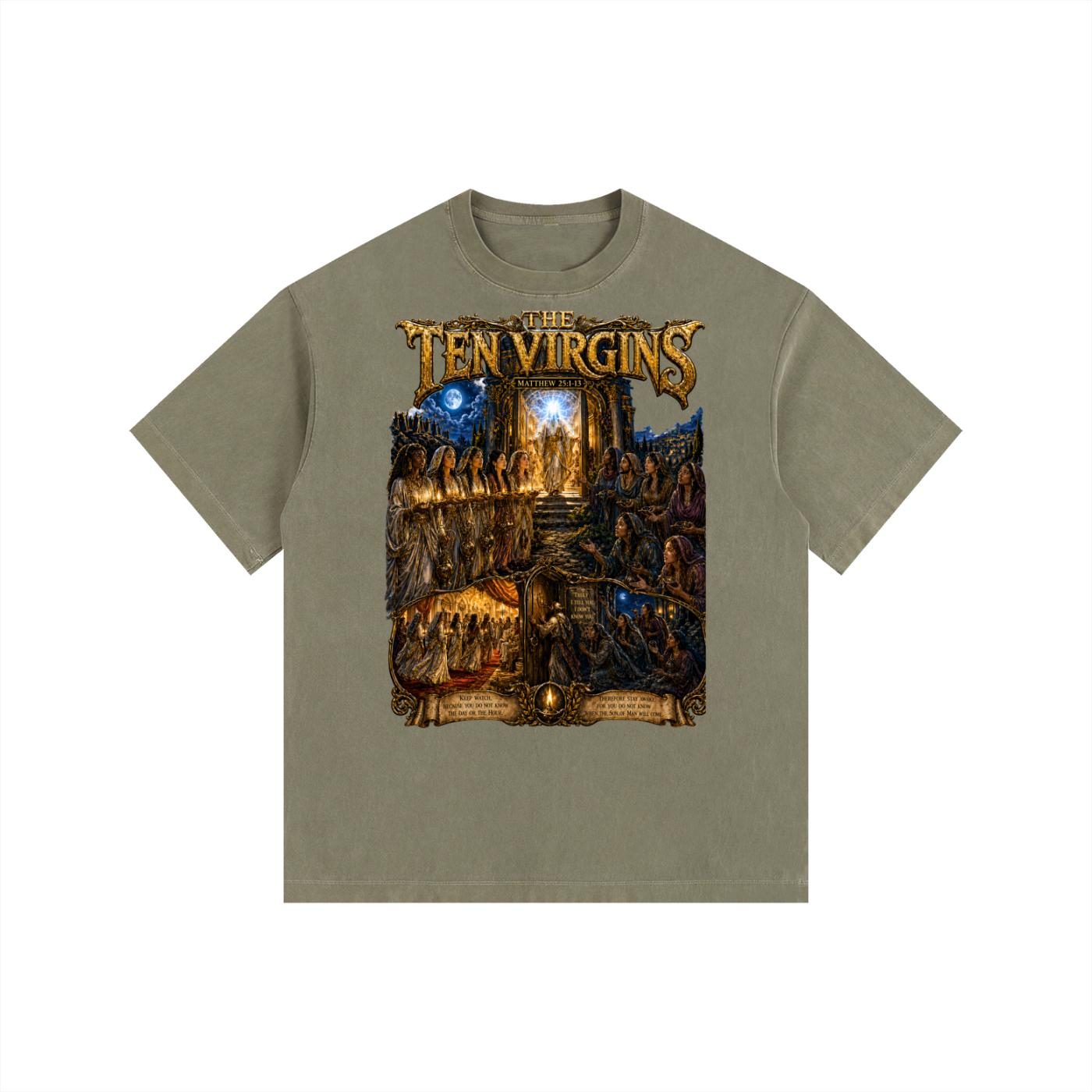 The 10 Virgins Vintage Washed Oversized Cotton T-Shirt