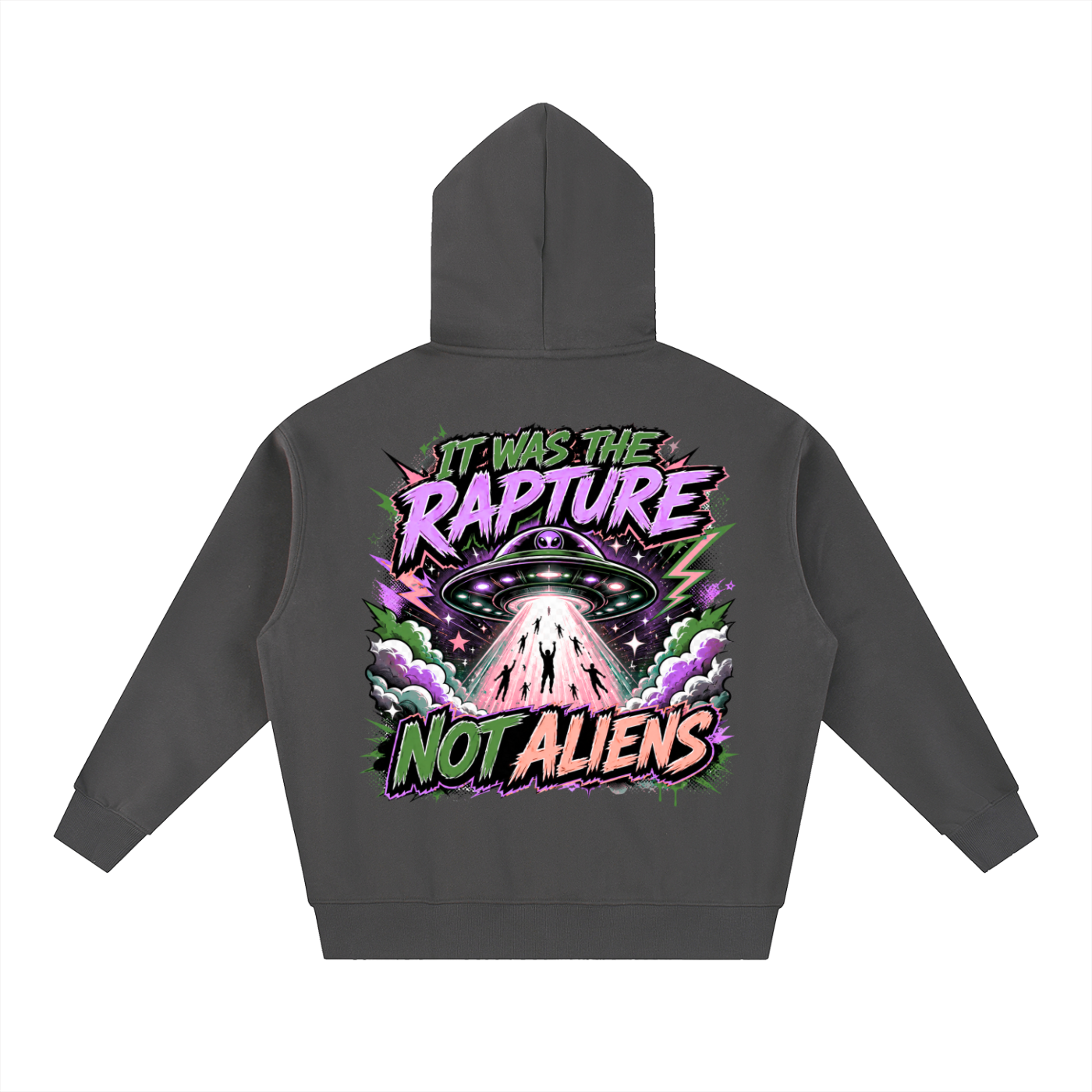 Left Behind/Aliens Essential Oversized Fleece Boxy Hoodie