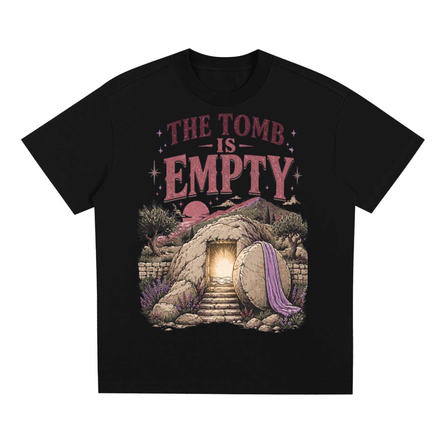The Tomb is Empty Sorona Quick-Dry Cooling T-Shirt