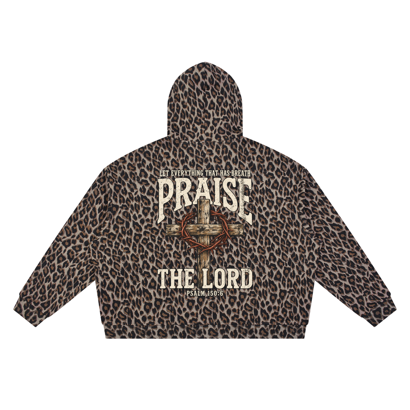 God's Child Unisex Leopard Full Zip Hoodie