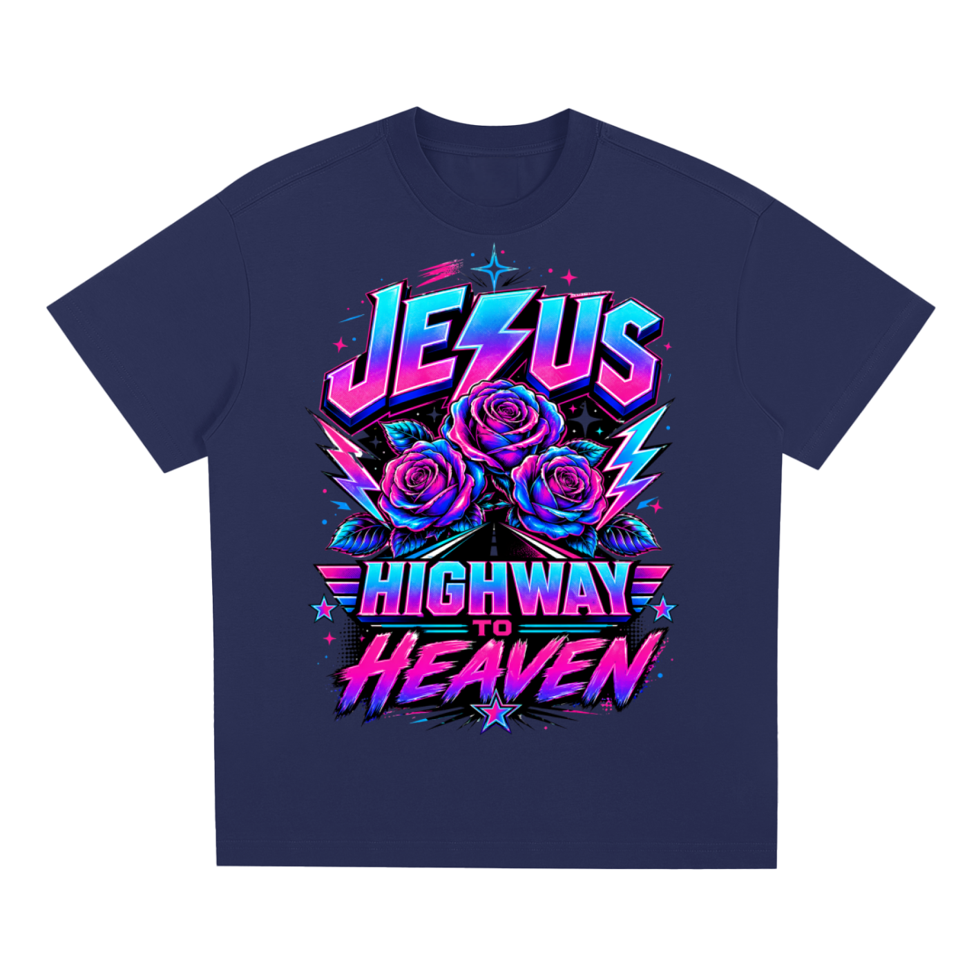 Jesus Highway to Heaven/Preach Sorona Quick-Dry Cooling T-Shirt