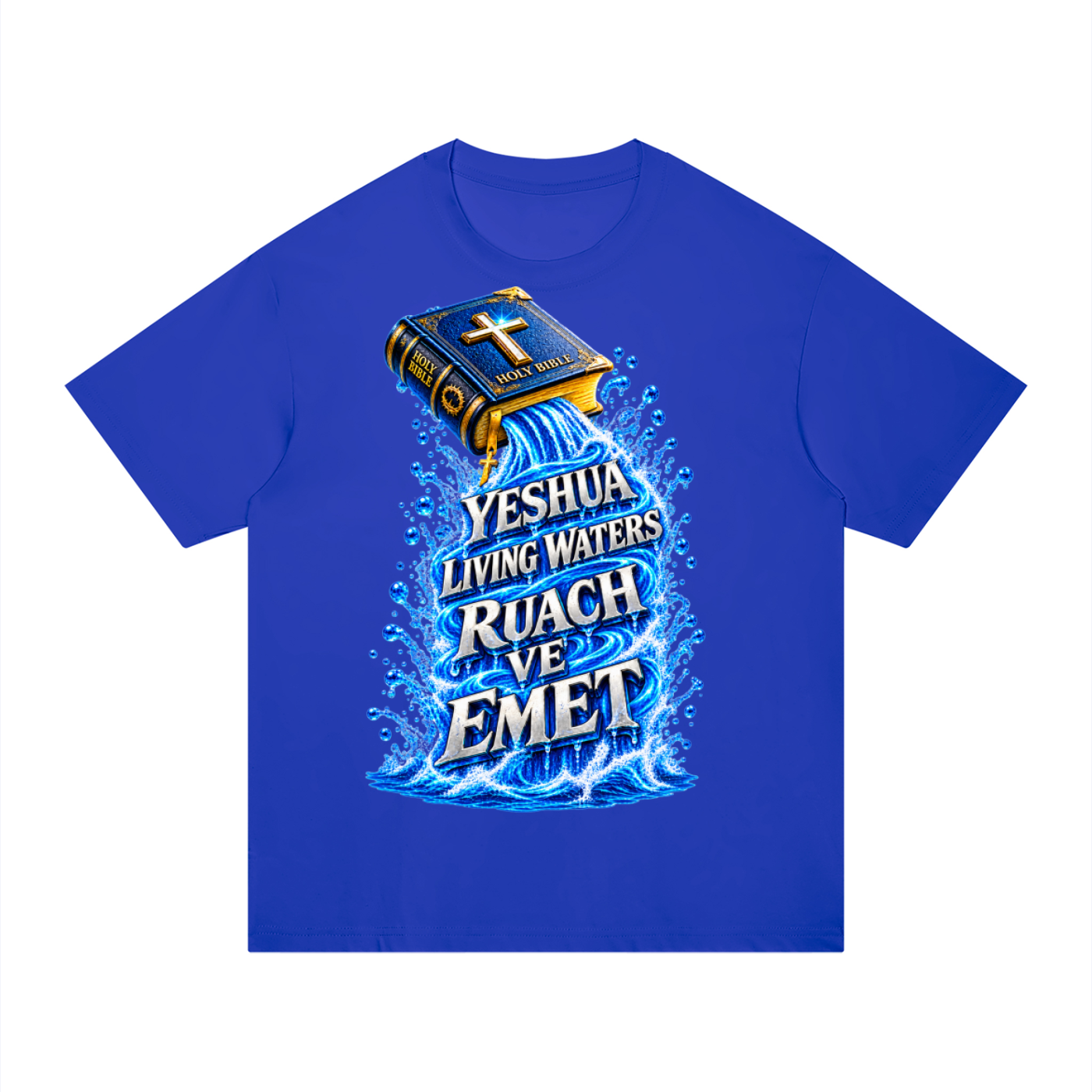 Yeshua, Ruach, Emet Unisex Regular Fit Cotton T-Shirt