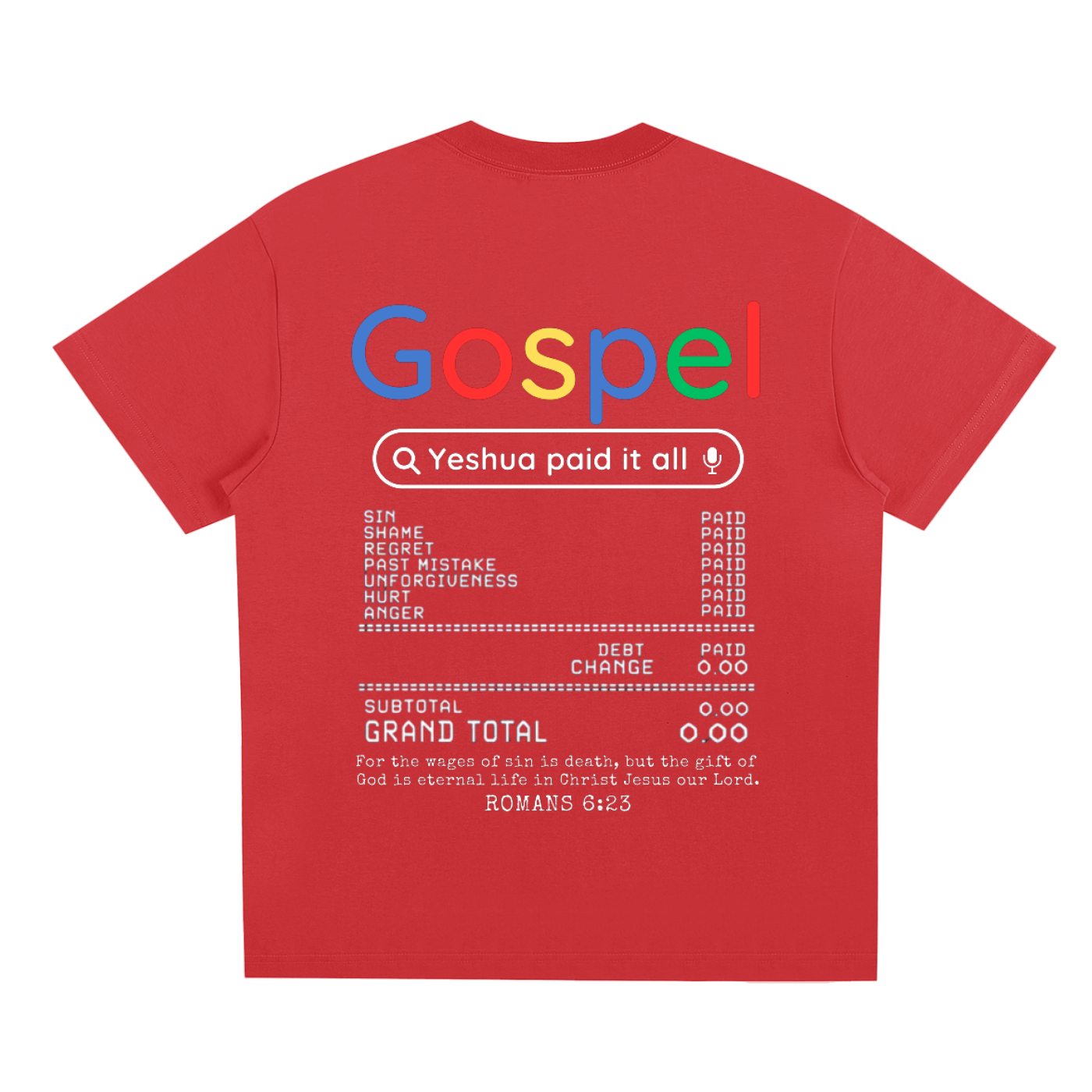 "Gospel" Sorona Quick-Dry Cooling T-Shirt