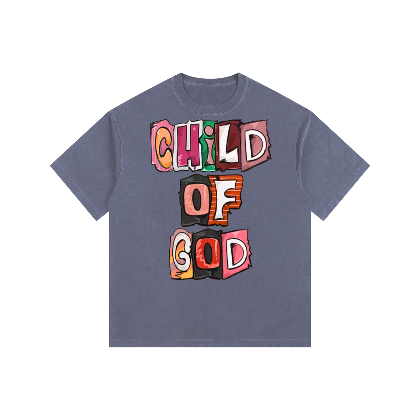 Child of God Vintage Washed Oversized Cotton T-Shirt