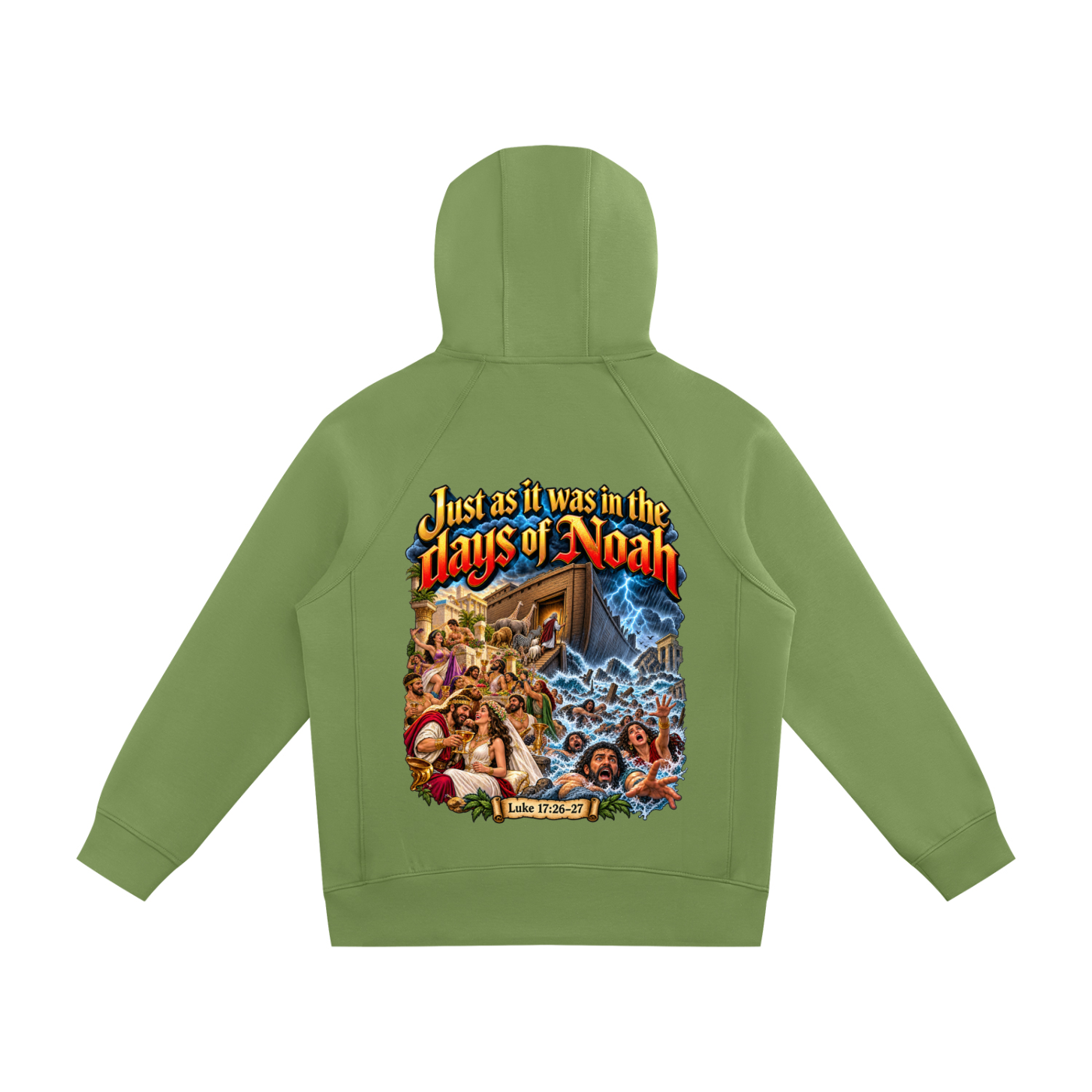Escape/Days of Noah Unisex Raglan Full Zip Hoodie