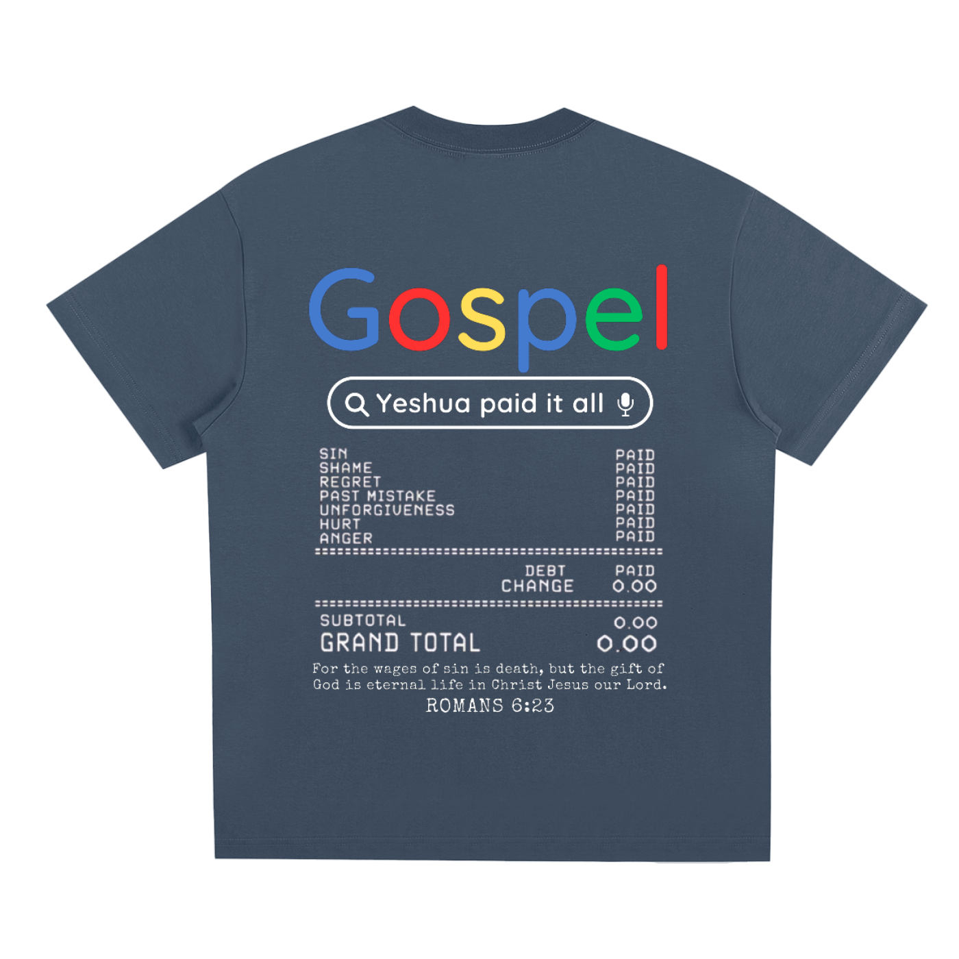 "Gospel" Sorona Quick-Dry Cooling T-Shirt