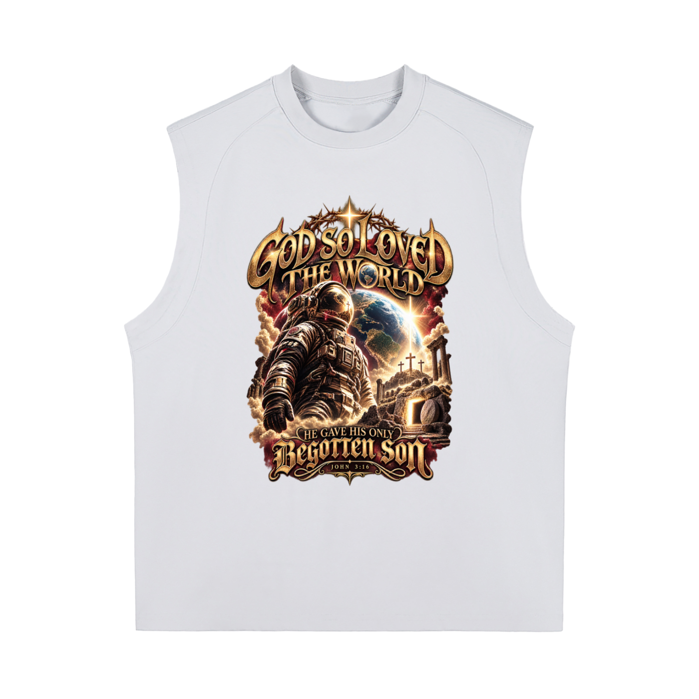 God So Loved/Blessed Sorona Quick-Dry Cooling Tank Top