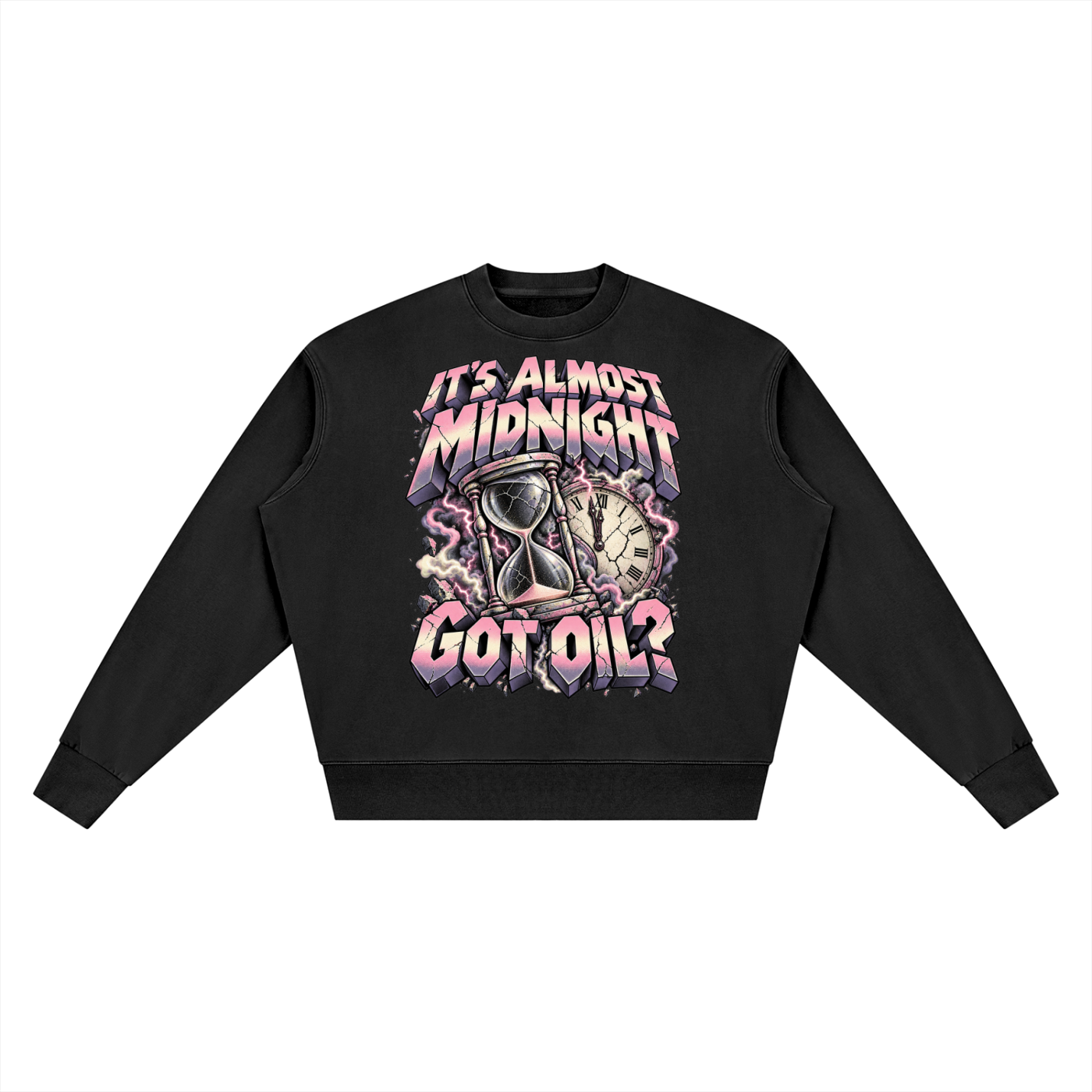 It's almost midnight Unisex Vintage Wash Crewneck Sweatshirt