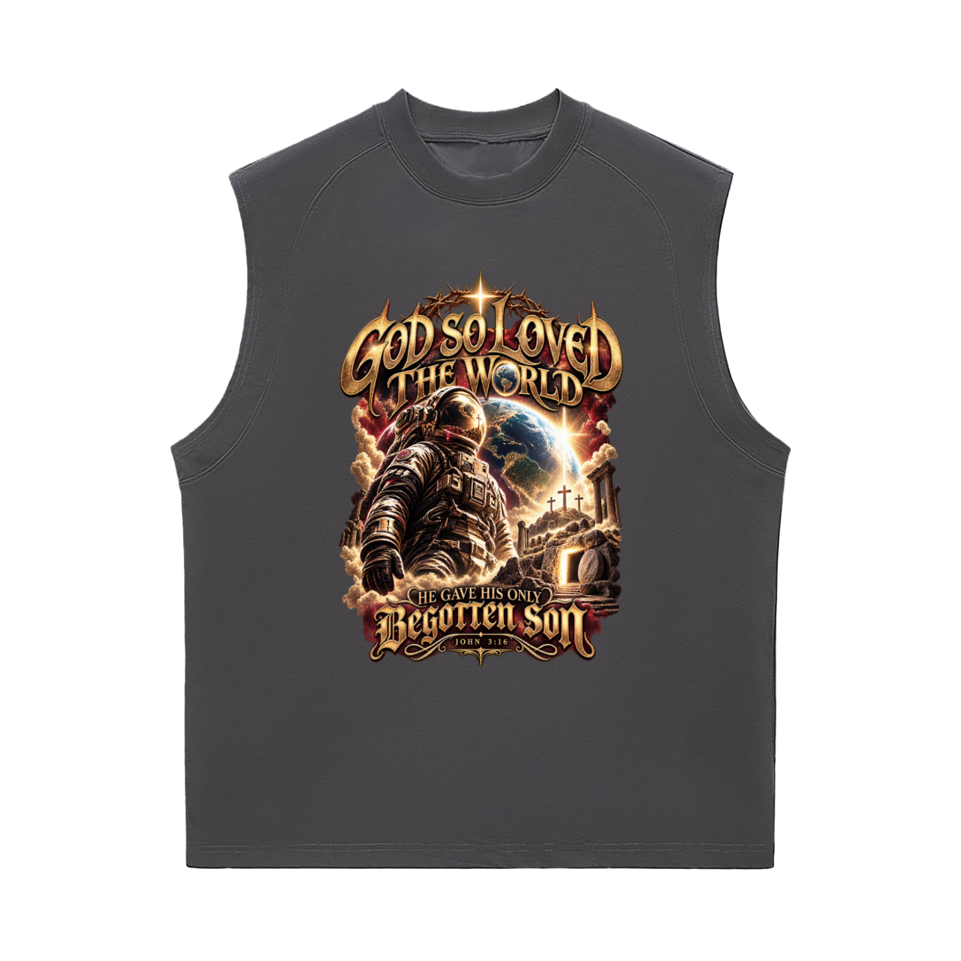 God So Loved/Blessed Sorona Quick-Dry Cooling Tank Top