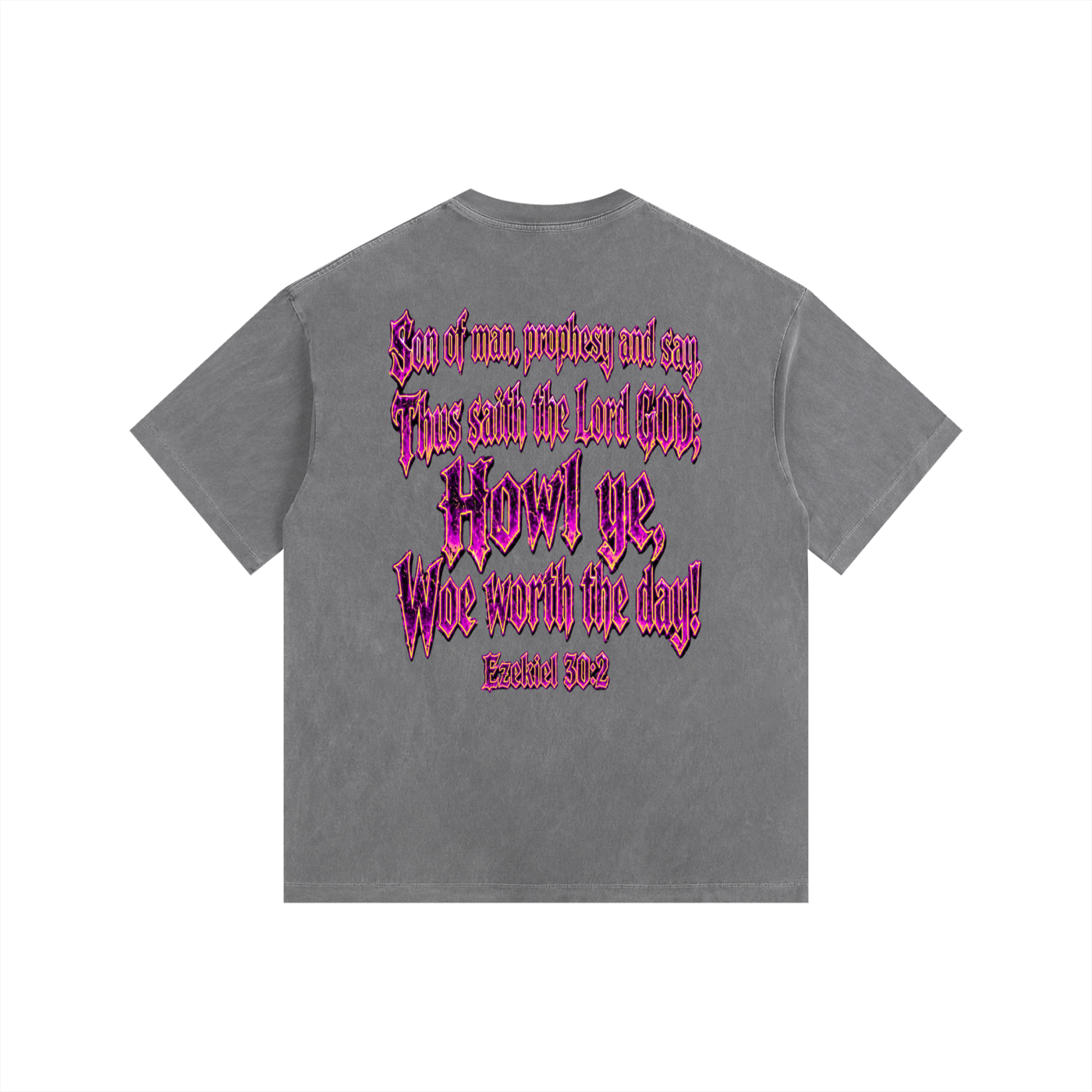 The 5th Trumpet Vintage Washed Oversized Cotton T-Shirt