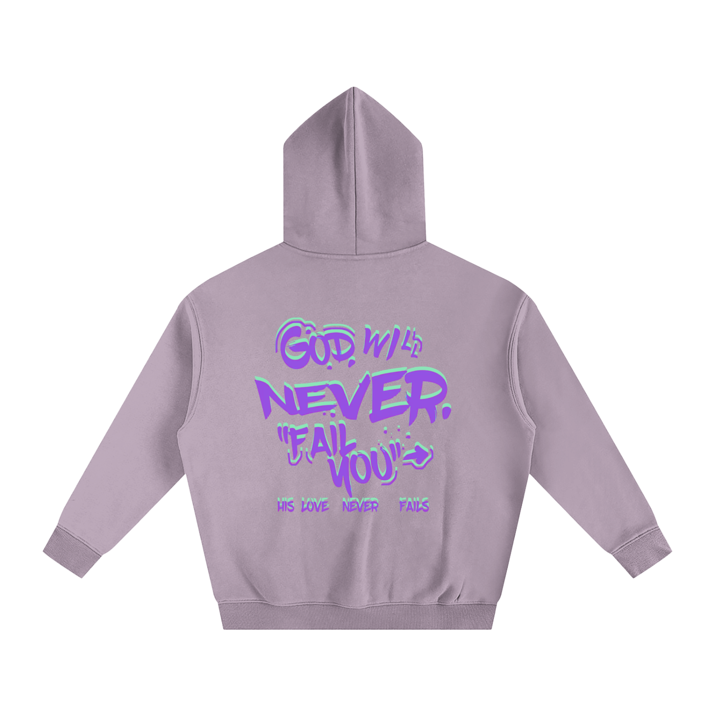 "Connect with God" Oversize Fleeced Hoodie