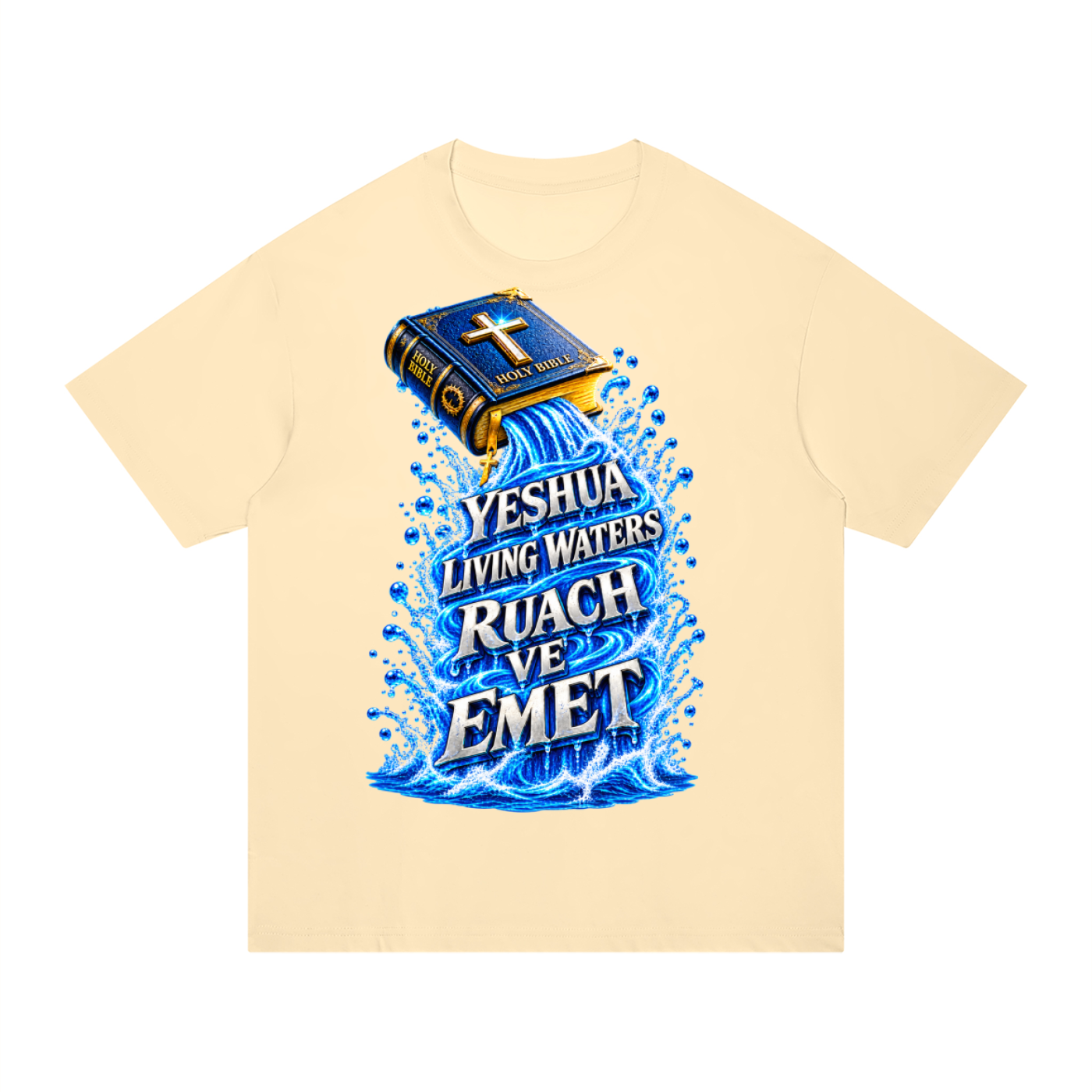 Yeshua, Ruach, Emet Unisex Regular Fit Cotton T-Shirt
