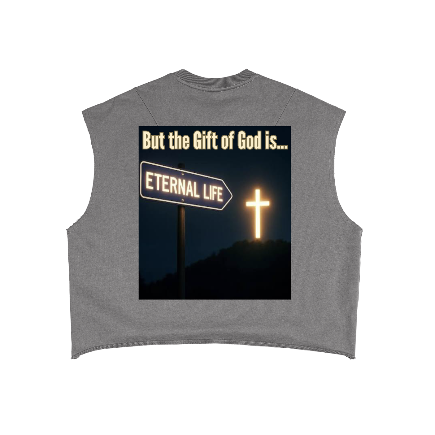 The wages of sin.... French Terry Boxy Tank Top