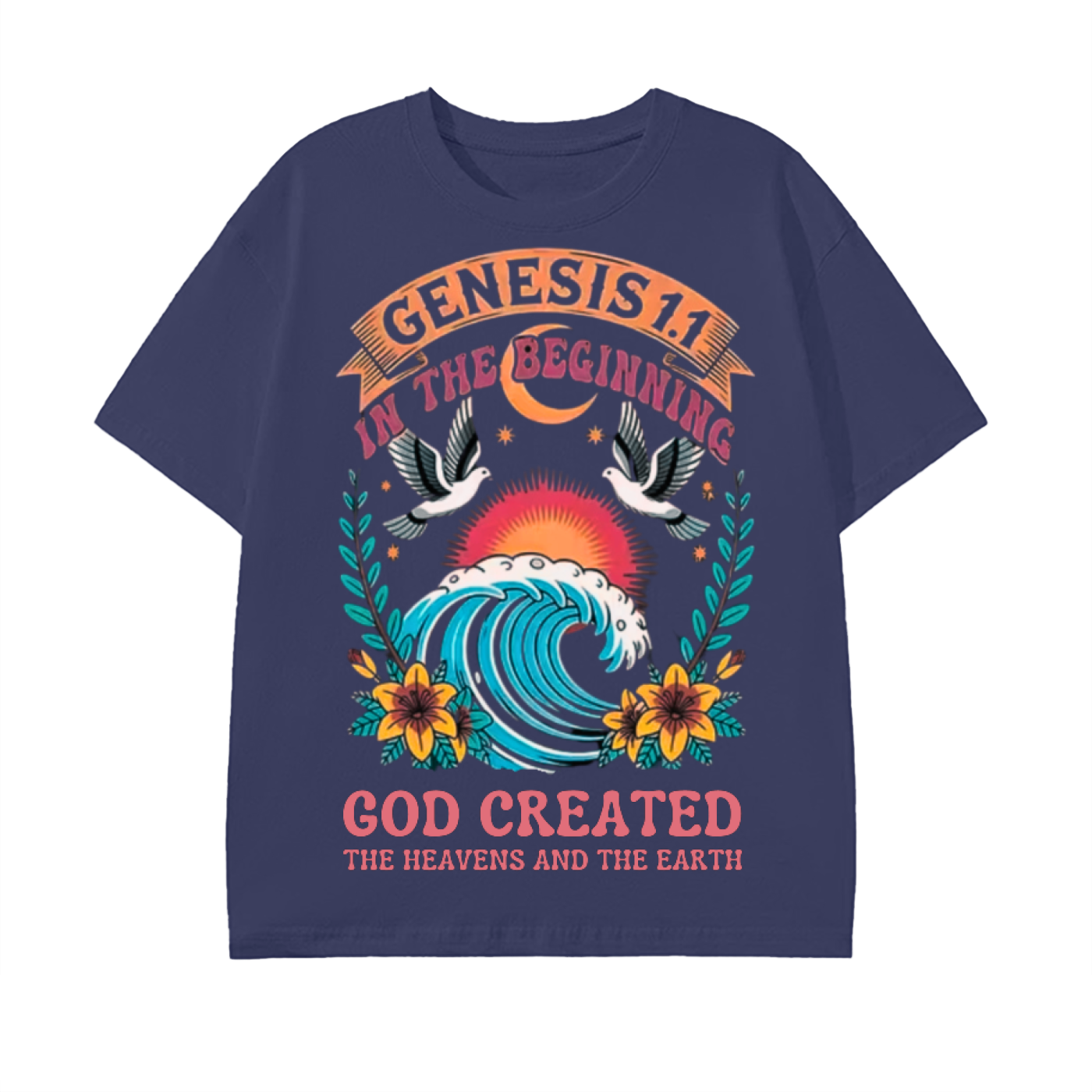 "Genesis 1:1" Pure Cotton Unisex T-Shirt