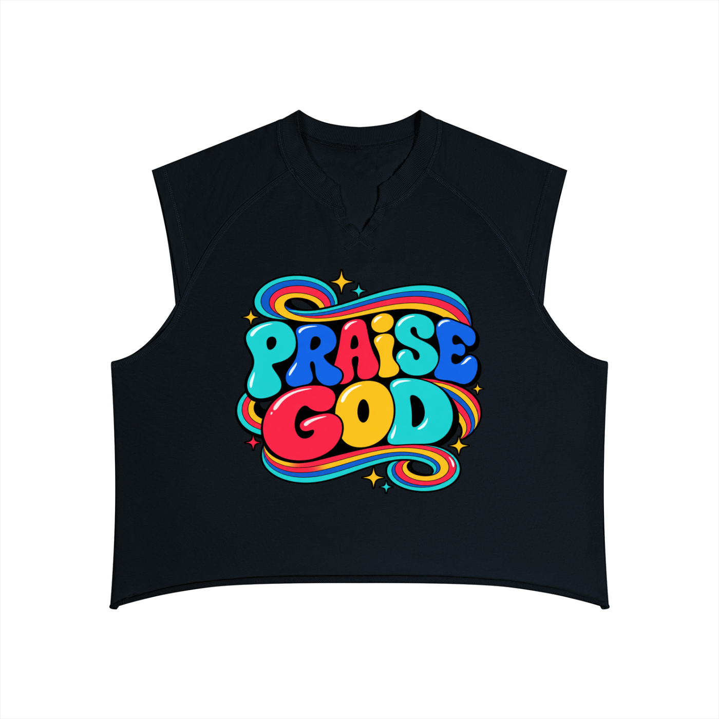 Psalm 103:1 Men’s Boxy Raw Hem Tank Top