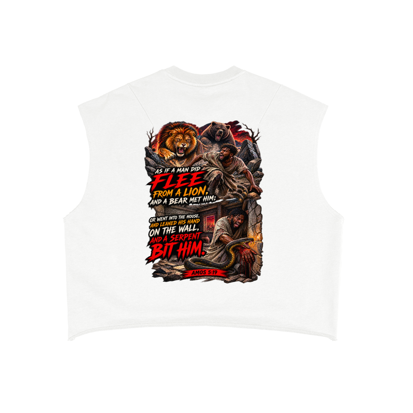 Amos 5:18-19 French Terry Boxy Tank Top